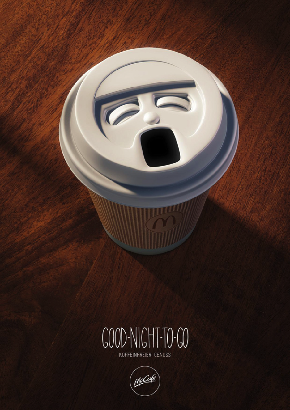 McCafe coffee cup advertisement 